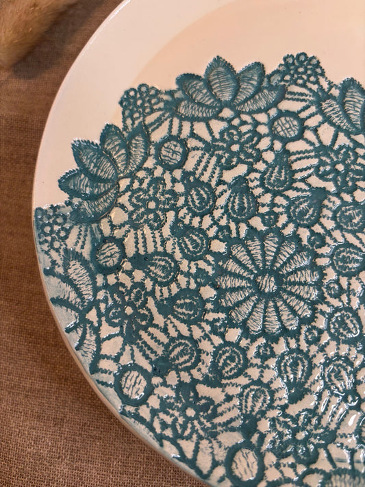 Assiette à dessert Indigo