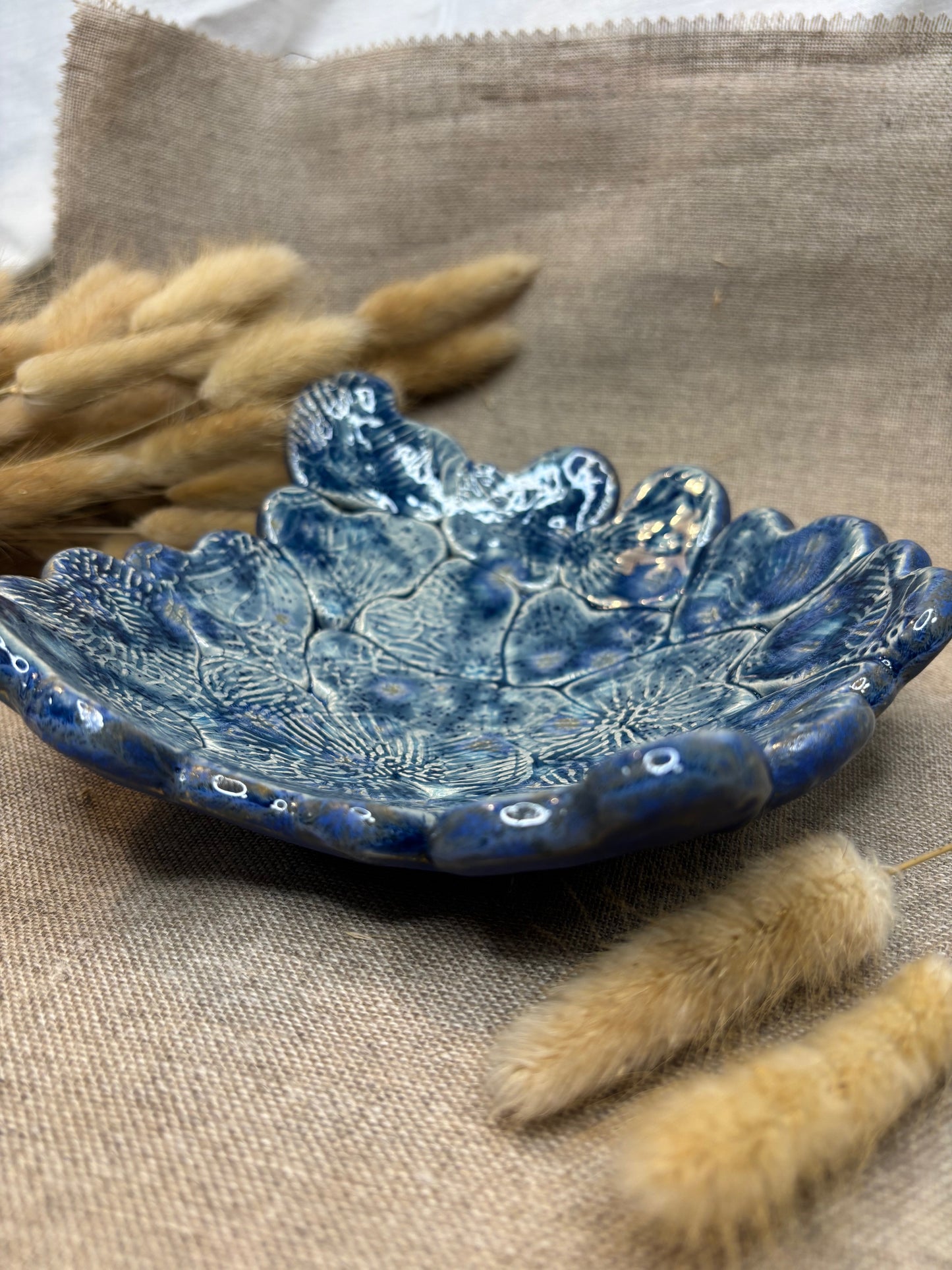 Vide-poche original bleu Or