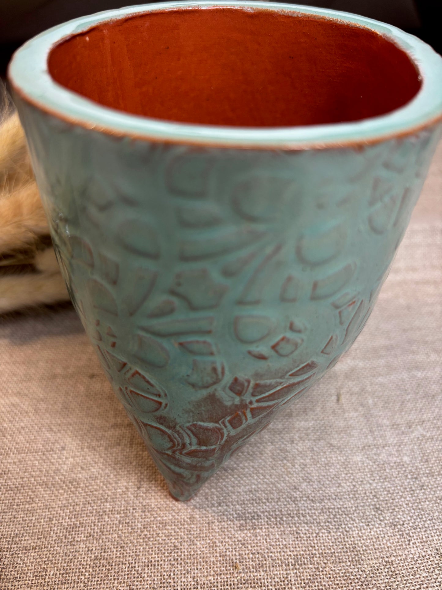 Pot à crayons Turquoise