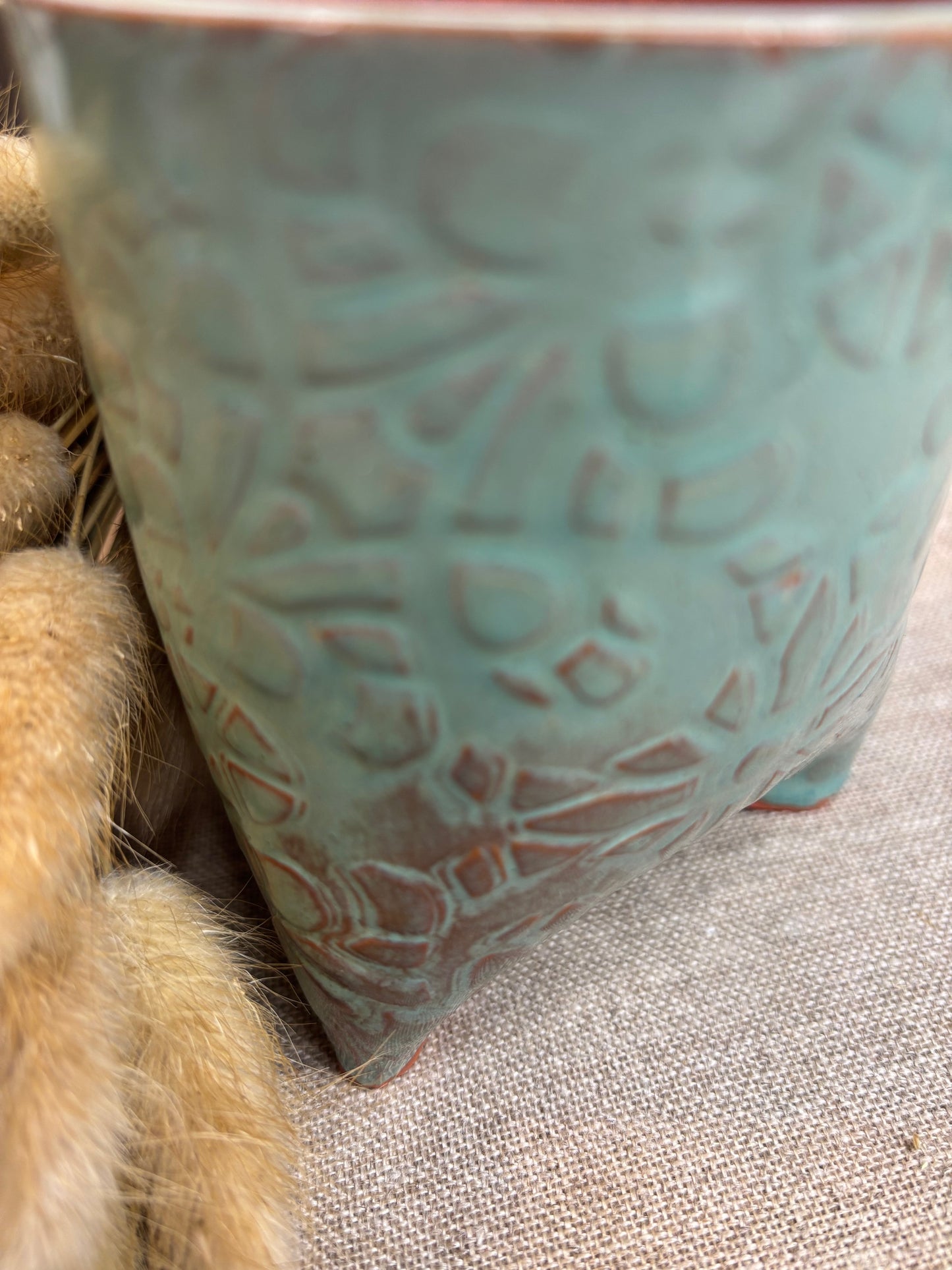 Pot à crayons Turquoise