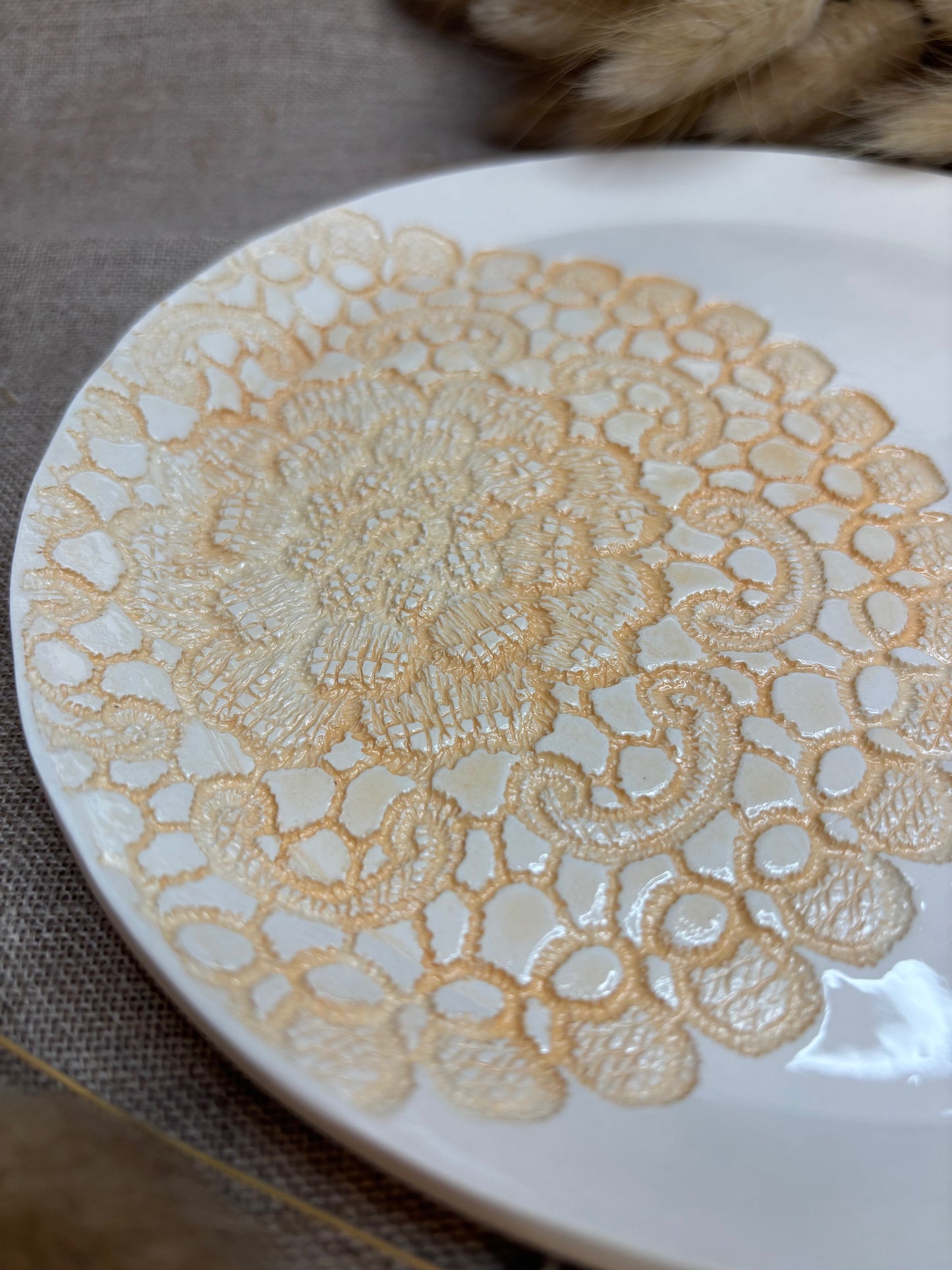 Assiette à dessert Orange