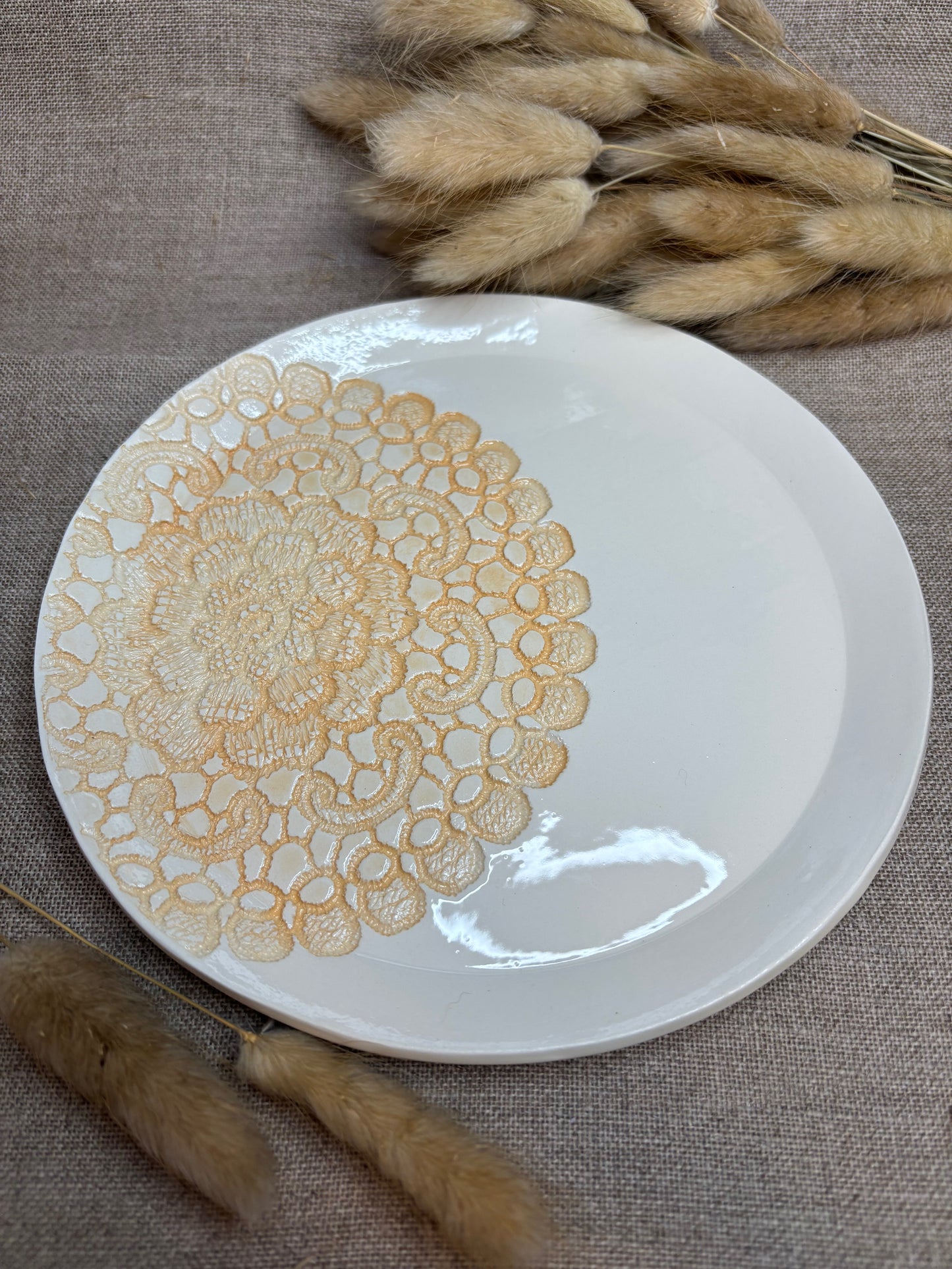 Assiette à dessert Orange