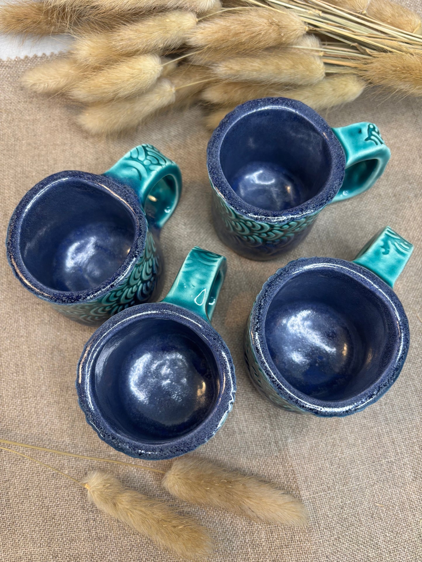 Tasse à café bicolore