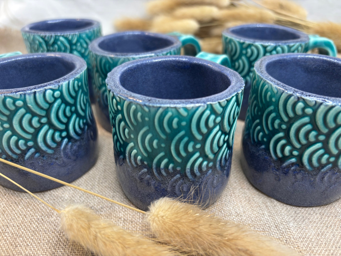 Tasse à café bicolore