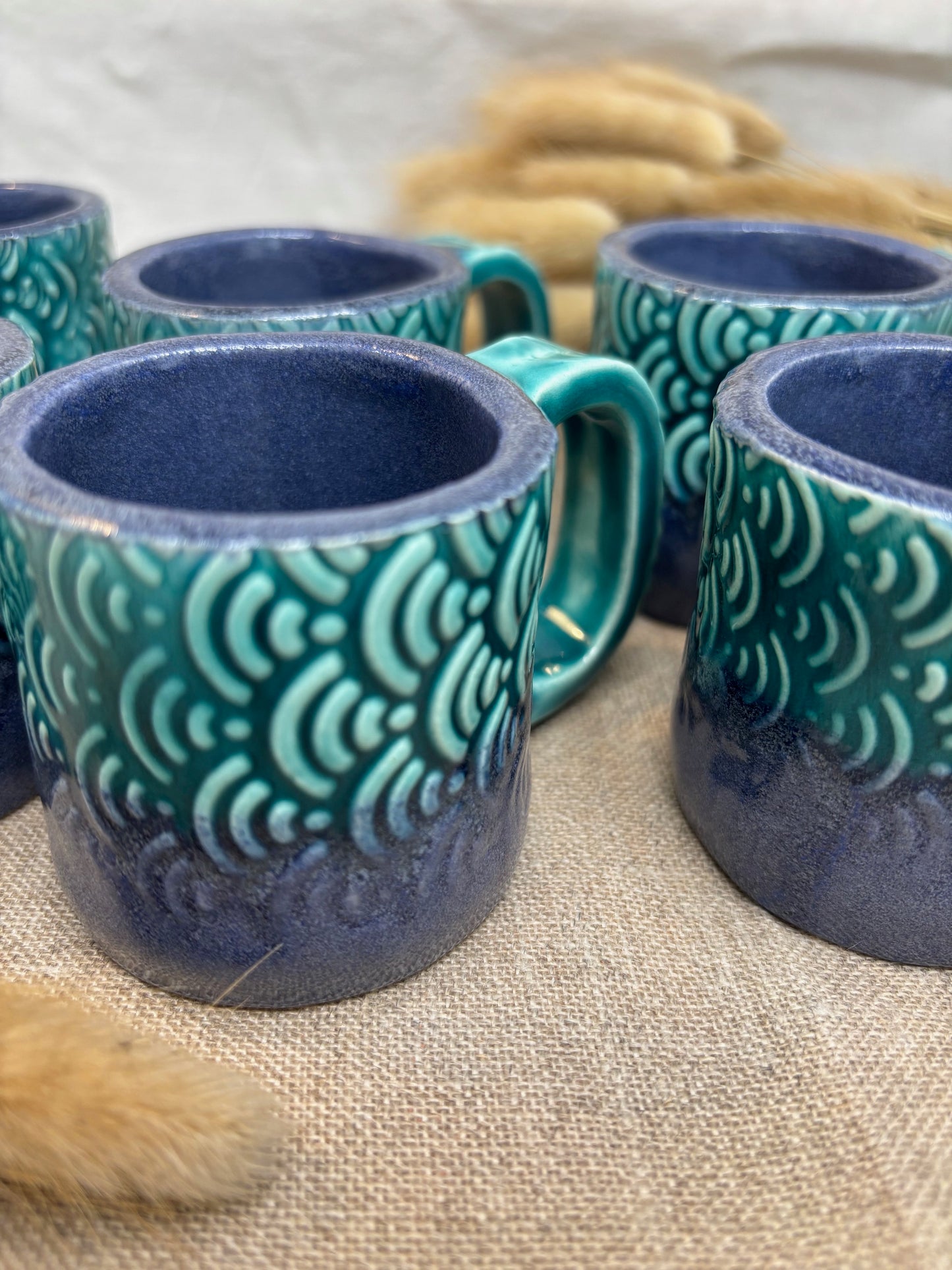 Tasse à café bicolore