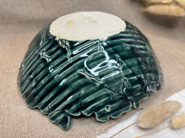 Plat translucide en grès