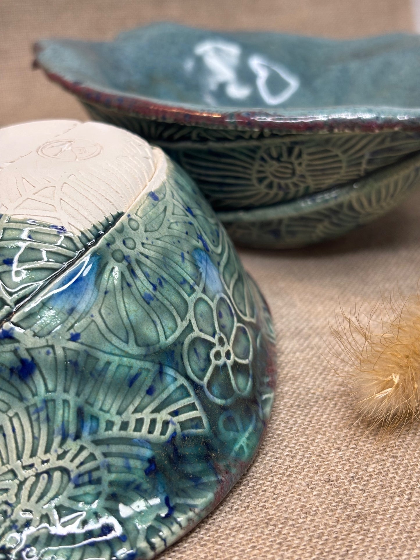 Lot de 2 coupelles originales