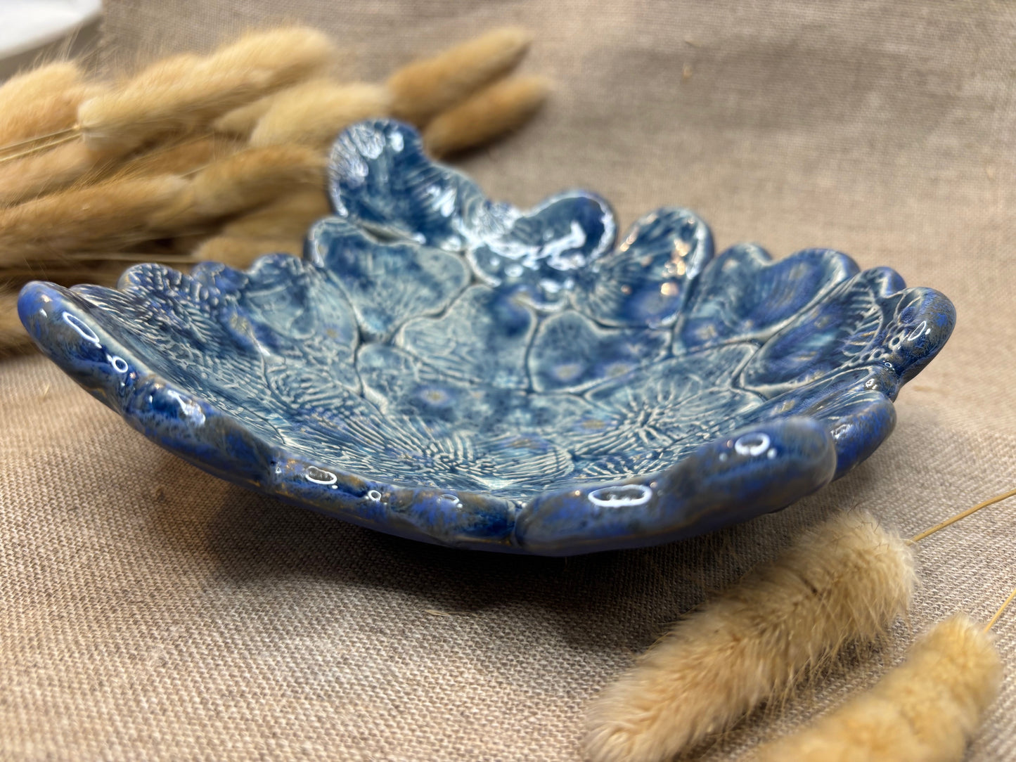 Vide-poche original bleu Or