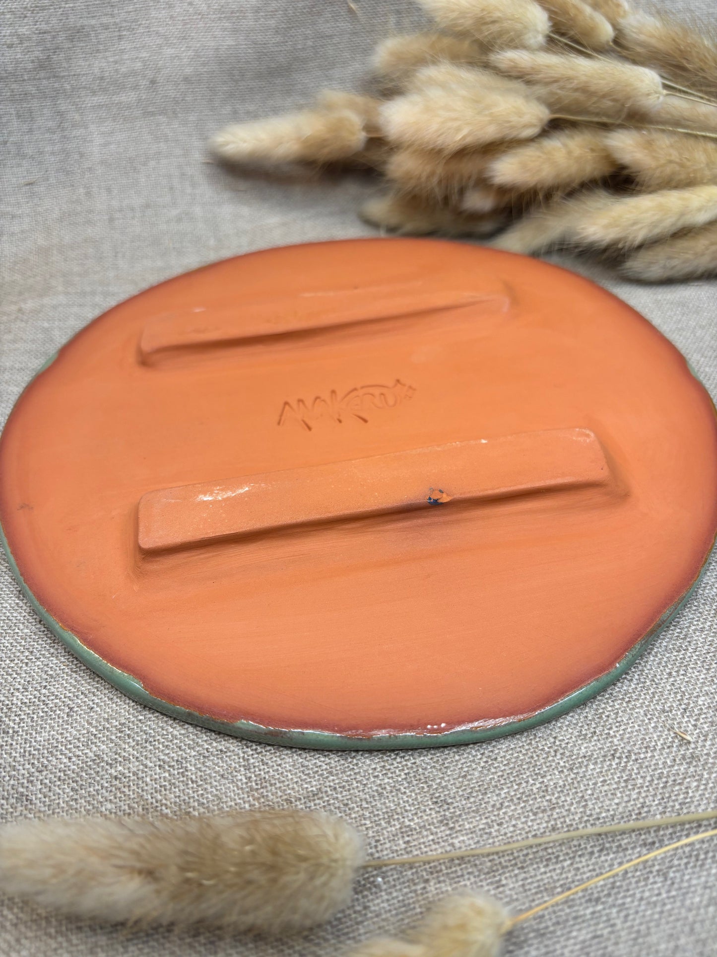 Dessous de plat vert d'eau